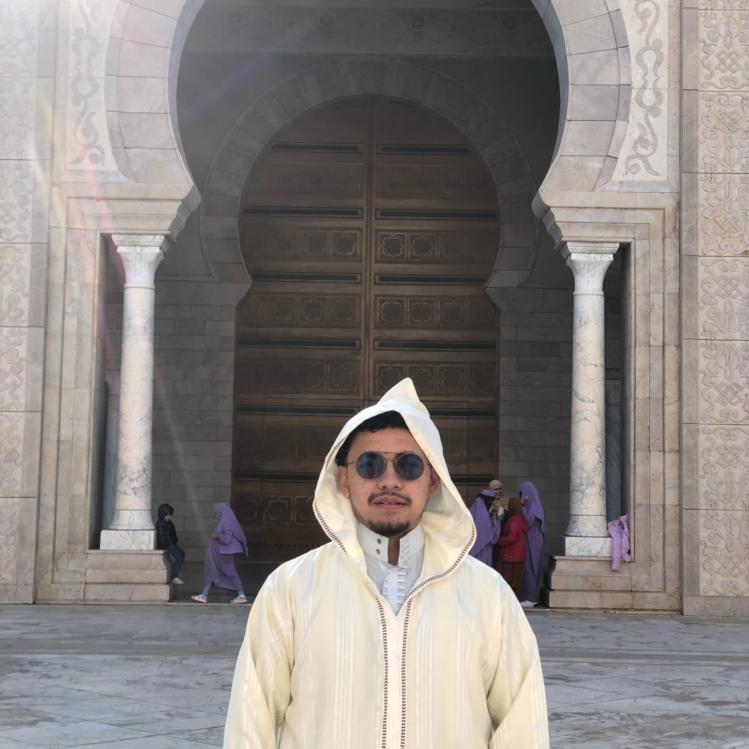 Portrait of Maulawi Arsalan at Hassan II Mosque
